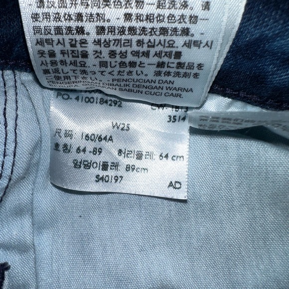 Levi's Leggings Jeans Size 25 - Picture 3 of 3
